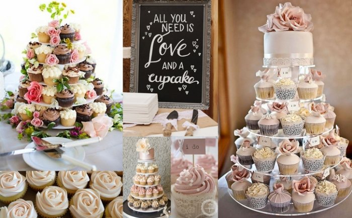 Hochzeitideen die durch den Magen gehen: Kleine Cupcakes werden grossartig