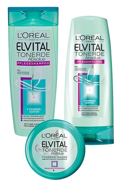 Shampoo gegen fettige Haare: L’Oréal Elvital Tonerde Absolue Shampoo