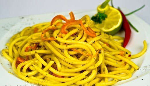 Vegetarische Rezepte: Möhren-Spaghetti