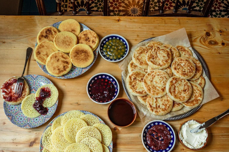 Marokkanische Pancakes zum Brunch