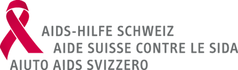 Logo der Aids-Hilfe Schweiz mit der roten Schleife