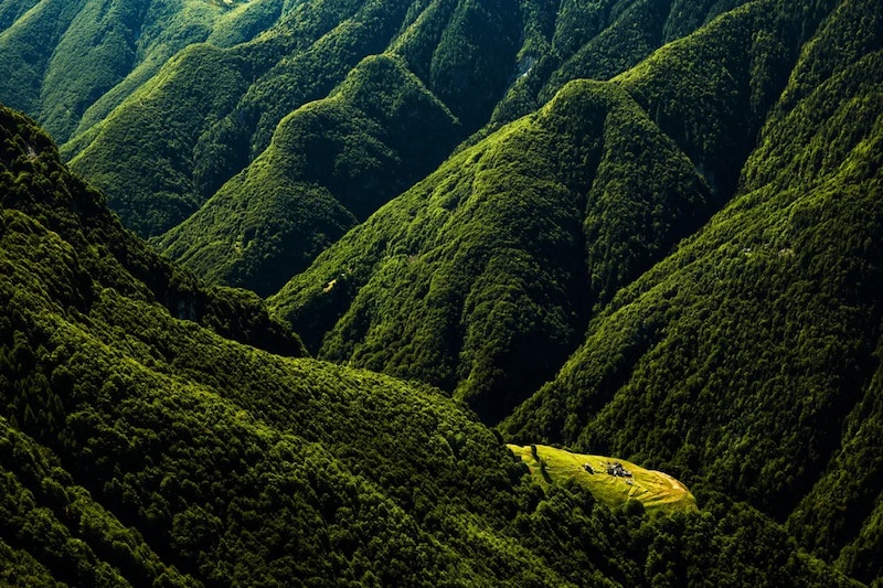 Das Valle Osernone erinnert an den Dschungel in Costa Rica.