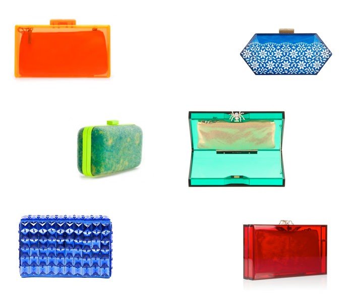 Die Taschen-Trends 2013: Plastik-Clutches
