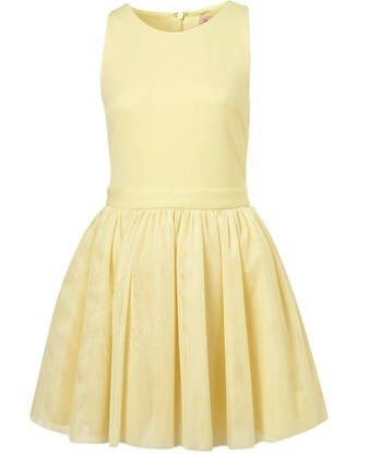 Kleid in Lemon von Topshop