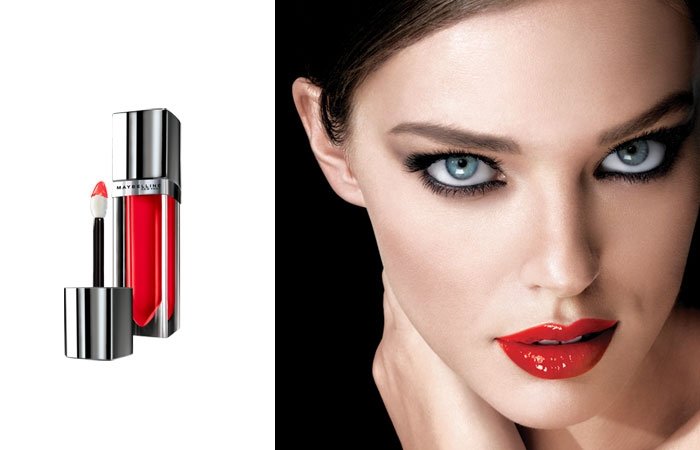 Abend-Make-Up: Roter Lippenstift