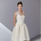 Vintage Hochzeitskleid: Gepunktet mit Schleife