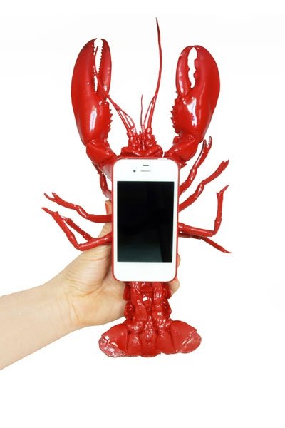 Ausgefallene iPhone-Hüllen: roter Riesenhummer