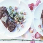 Valentinstagsmenü: Lammnierstück mit Kürbiskern-Petersilien-Butter