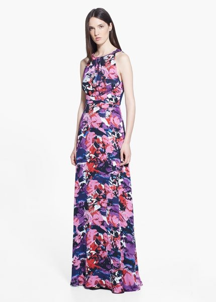 Kleider für Hochzeitsgäste: Maxi-Kleid mit Blumenmuster
