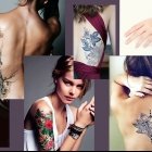 Tattoo Vorlagen für Blumen-Tattoos
