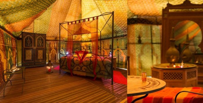 Glamping im Berber-Zelt: bretagnisch-orientalischer Luxus