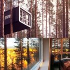 Design-Glamping in Schweden: futuristische Wald-Hütten