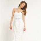 Hochzeitskleider günstig: Crèmeweisses Kleid von Laona