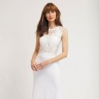 Hochzeitskleider günstig: Transparentes Kleid von Mascara