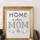 Muttertagssprüche: Home is where Mom is