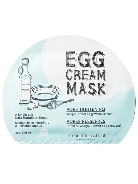 Korean Beauty: Egg Cream Mask von Too cool for school