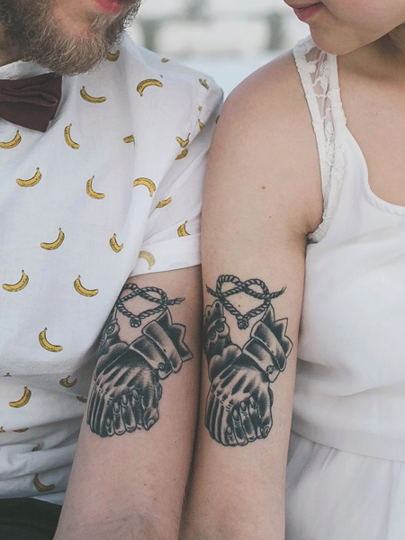 Stilles Liebesbekenntnis: Liebes-Tattoo