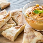 Perfekt zu Hummus & Co: Fladenbrot (Pita)